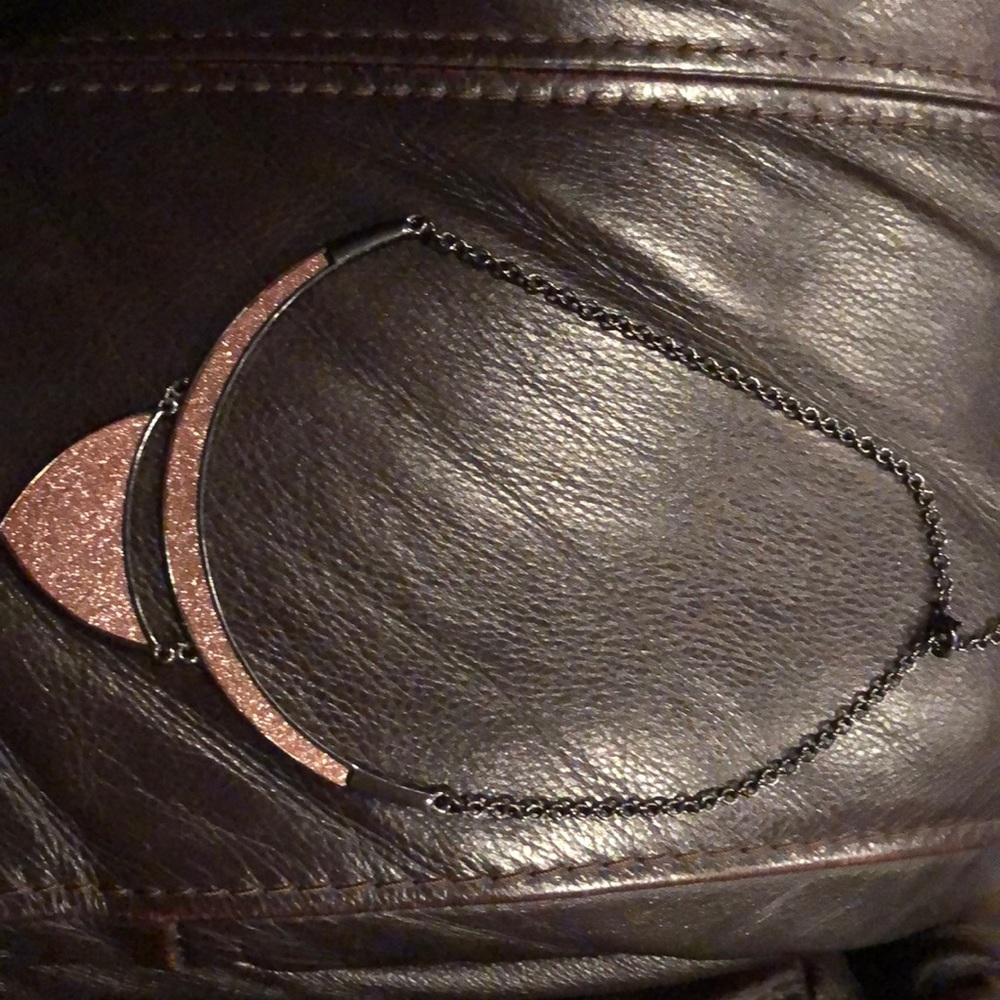 Pink fashion necklace